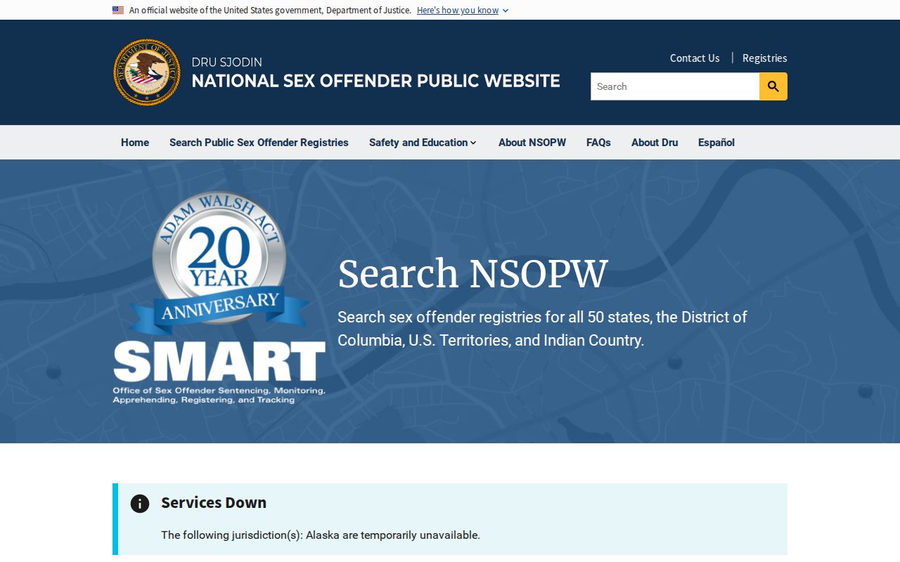 NSOPW cross-state sex offender search for Daviess County residents