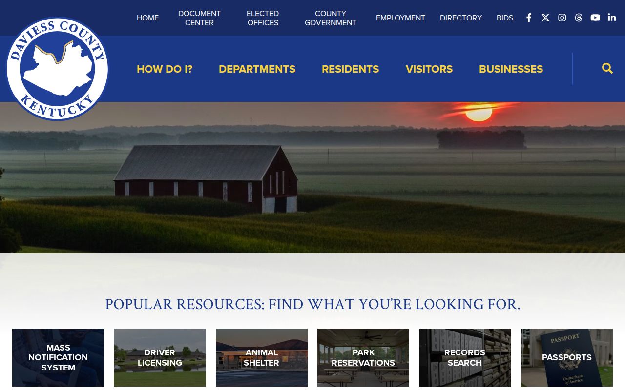 Daviess County criminal records government gateway