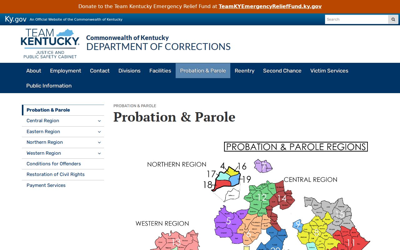 Kentucky probation and parole records for Daviess County criminal history